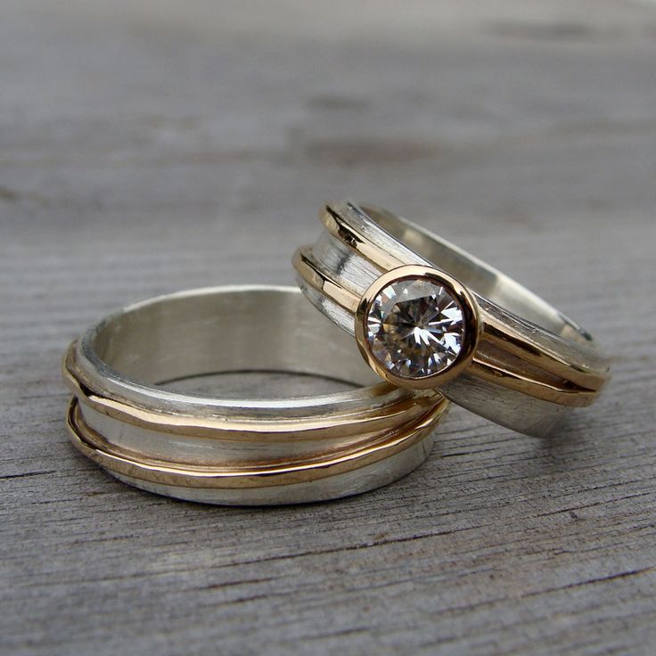 Elena™ - Gold & Silver Style Ring Set