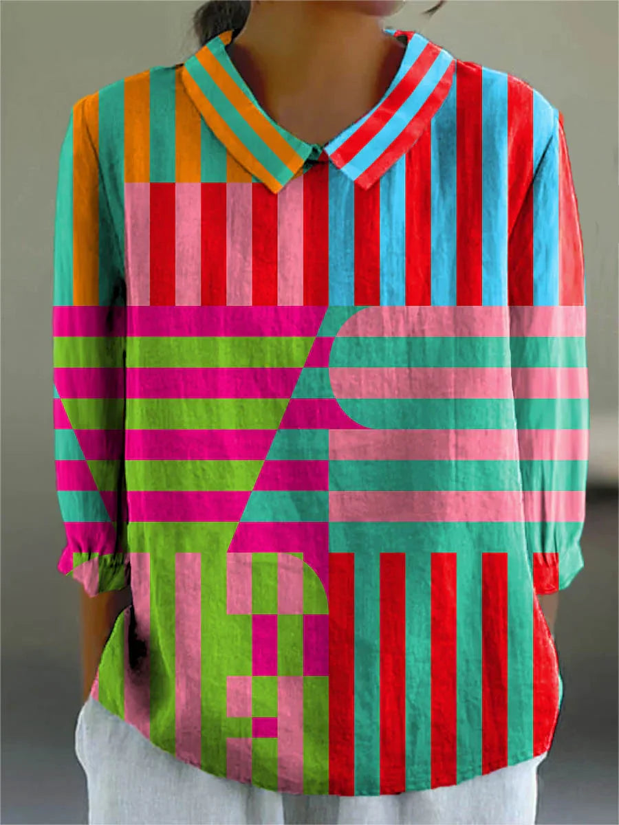 Merad™ - Vintage Colorful Blouse