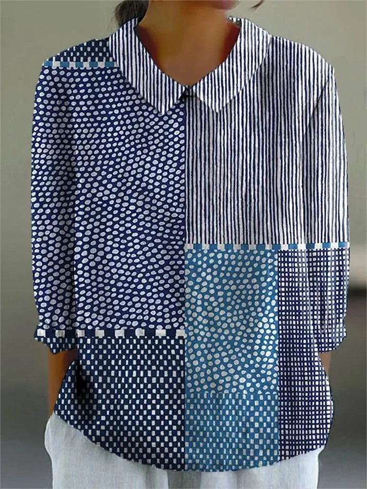 Marie™ - Vintage Colorful Blouse
