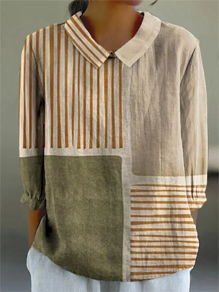 Jelli™ - Vintage Colorful Blouse