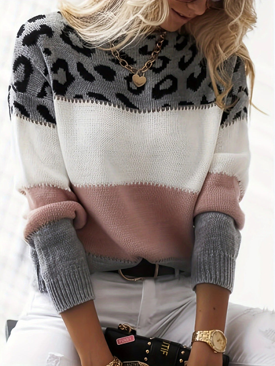 Noena™ - Leopard Print Sweater