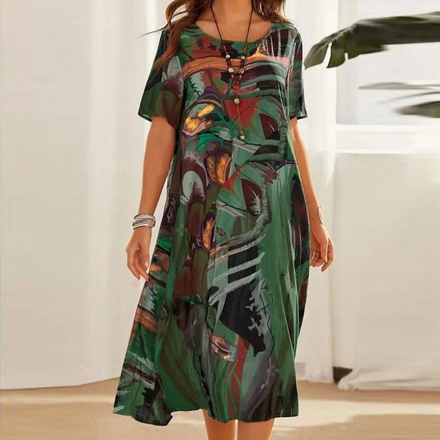Fatima™ - Comfortable Floral Dress