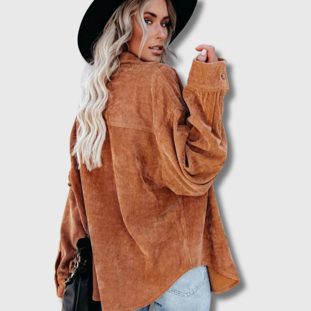 Gwen™ Vintage velvet shirt