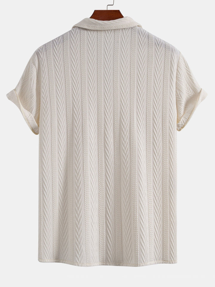 Elio™ - Cuban Shirt and Textured Shorts