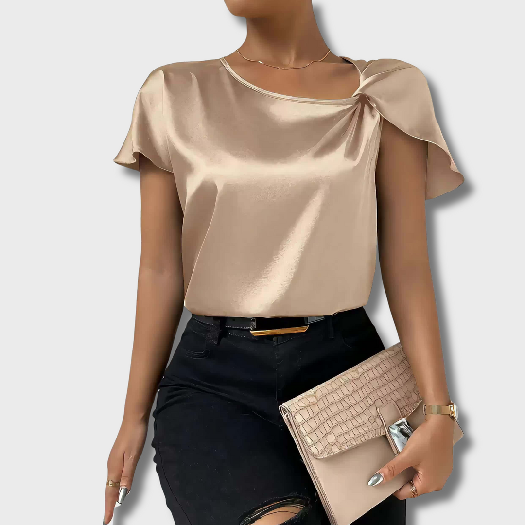 Gail™ - Trendy Top With Unique Shoulder Detail