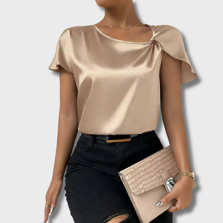Gail™ - Trendy Top With Unique Shoulder Detail
