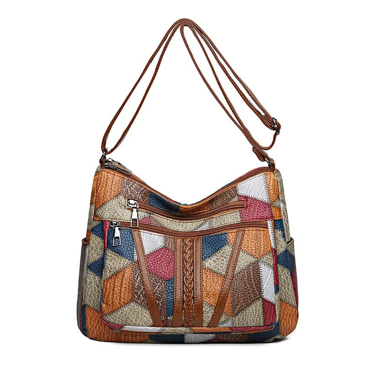 Edna™ -  Patchwork Shoulder Bag