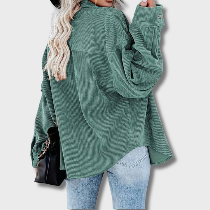 Gwen™ Vintage velvet shirt