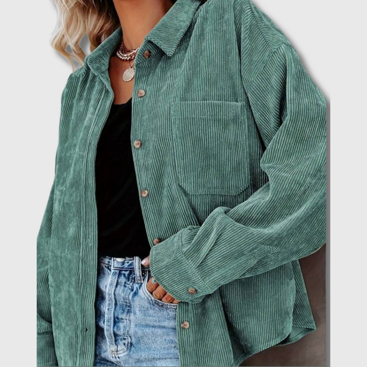 Gwen™ Vintage velvet shirt