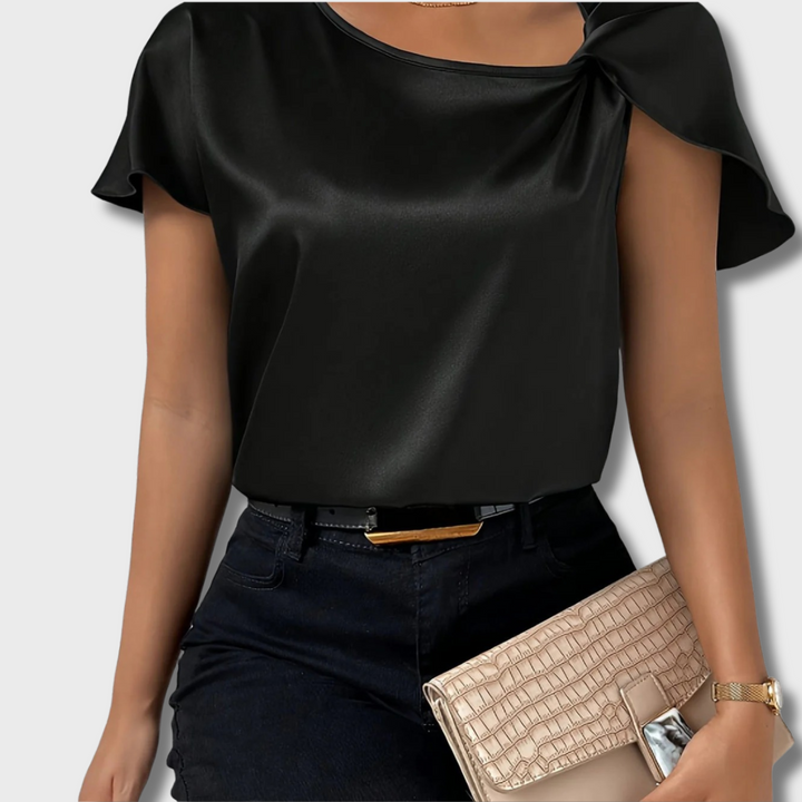 Gail™ - Trendy Top With Unique Shoulder Detail