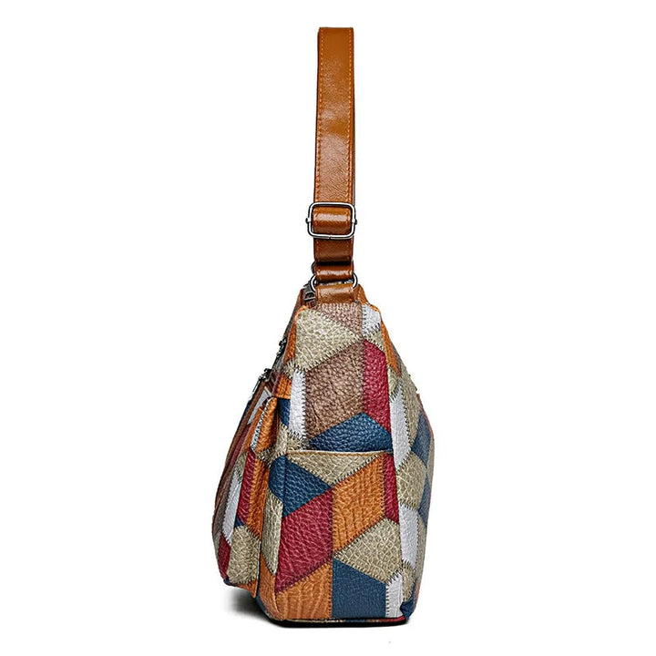 Edna™ -  Patchwork Shoulder Bag