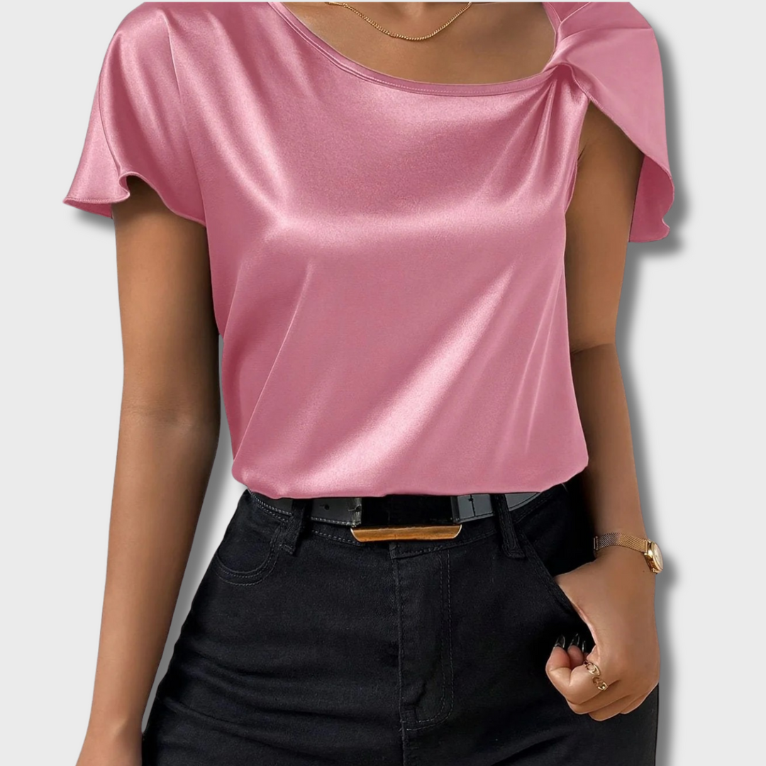 Gail™ - Trendy Top With Unique Shoulder Detail
