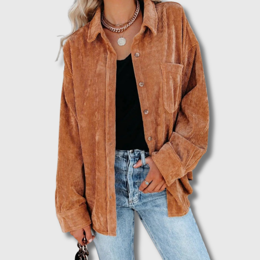Gwen™ Vintage velvet shirt