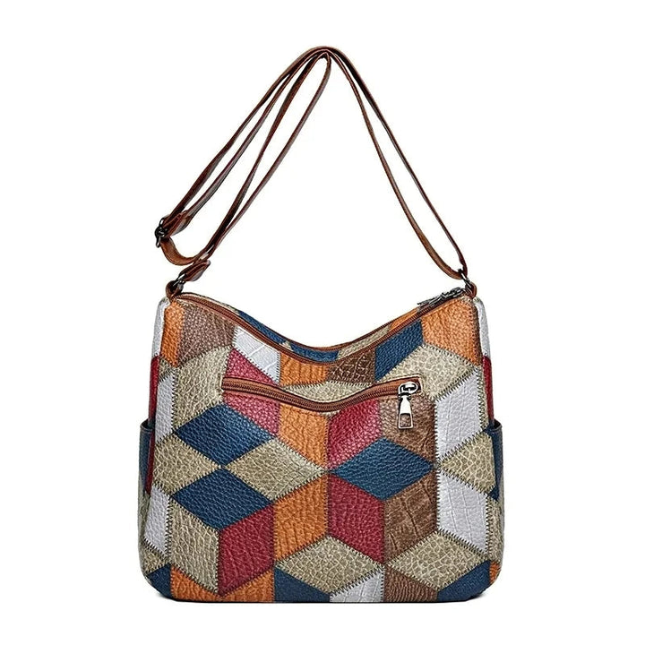Edna™ -  Patchwork Shoulder Bag