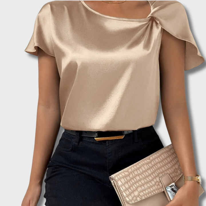 Gail™ - Trendy Top With Unique Shoulder Detail