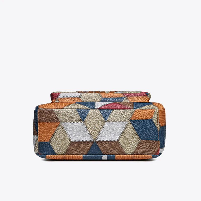 Edna™ -  Patchwork Shoulder Bag
