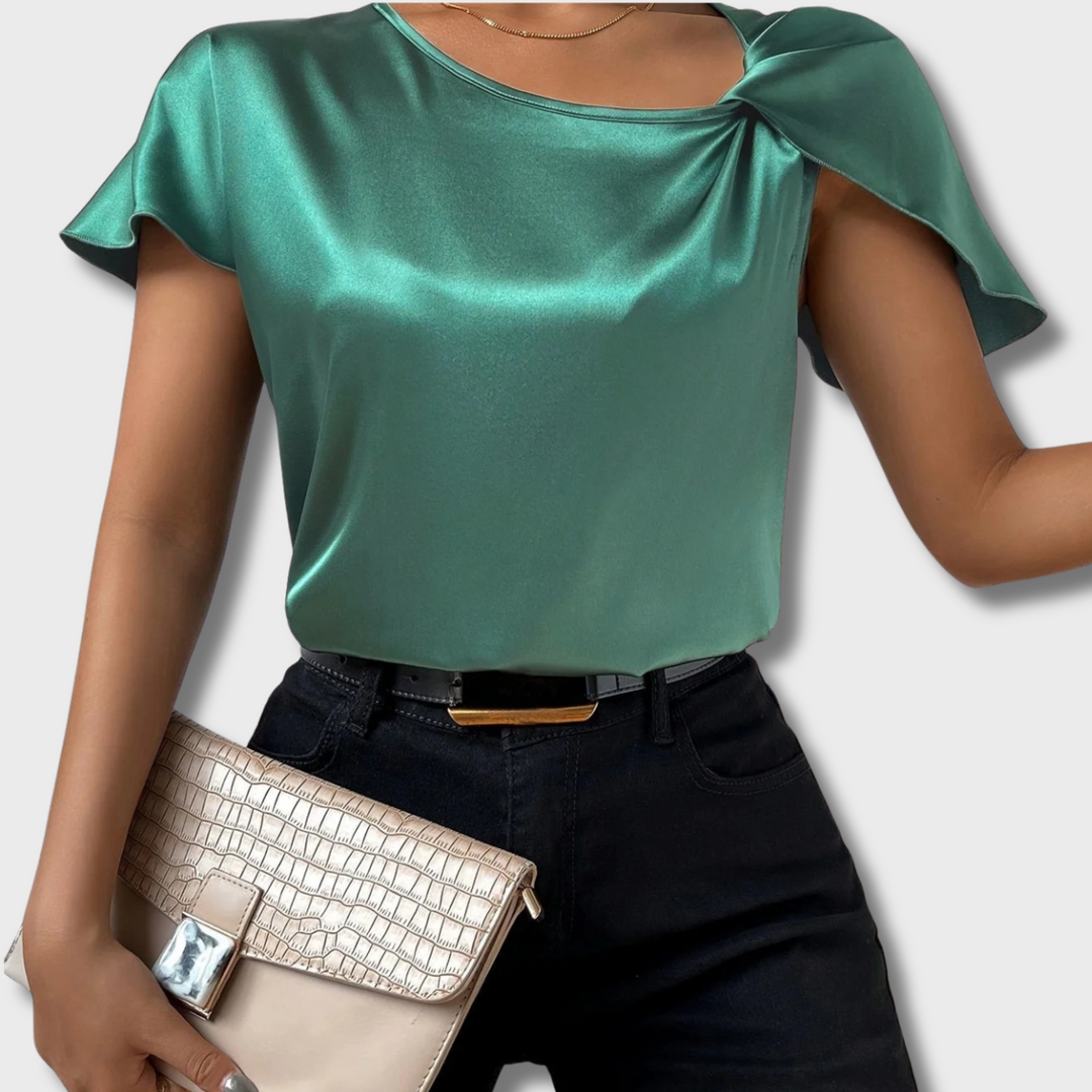 Gail™ - Trendy Top With Unique Shoulder Detail