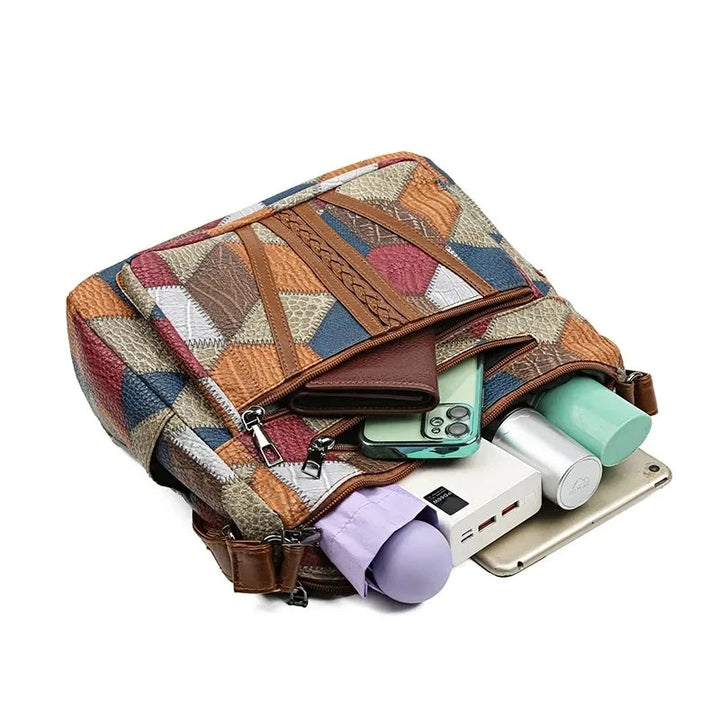Edna™ -  Patchwork Shoulder Bag