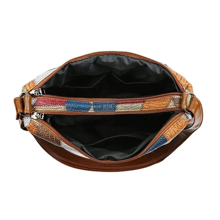 Edna™ -  Patchwork Shoulder Bag