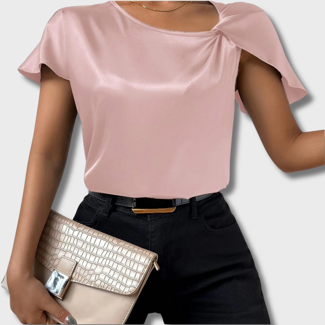 Gail™ - Trendy Top With Unique Shoulder Detail