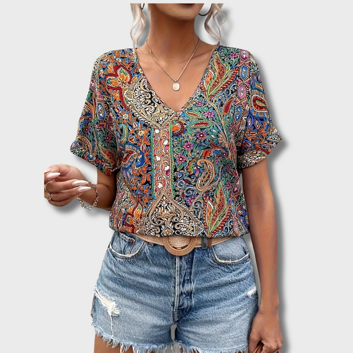 Khari™ - V-Neck Blouse