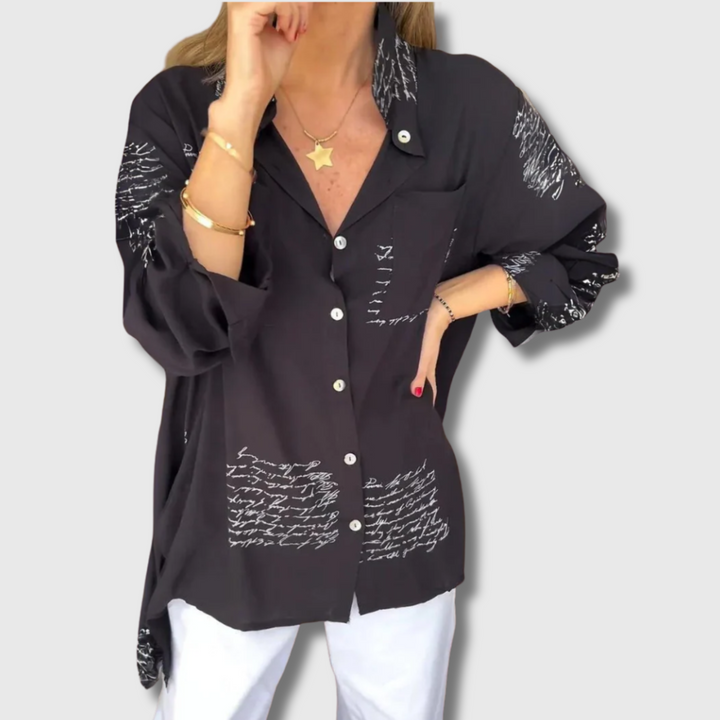 Juane™ - Handwritten Button-Up Shirt