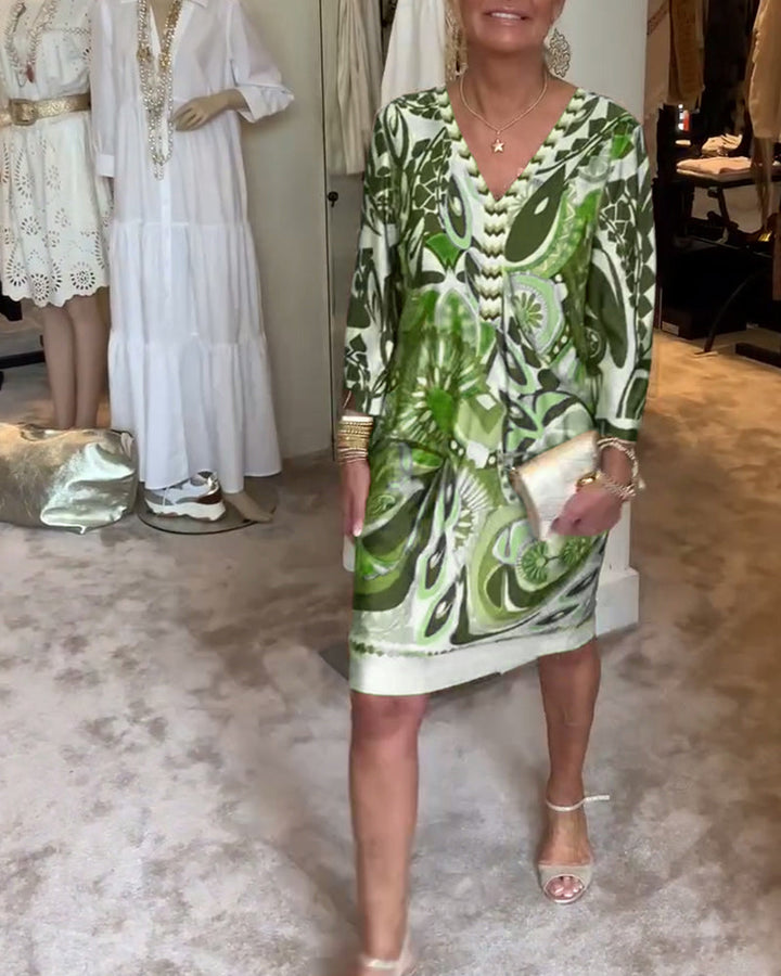 Mildred™ - Vintage Print Dress