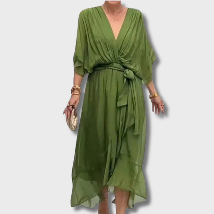 Abby™ - V-neck Flowy Dress