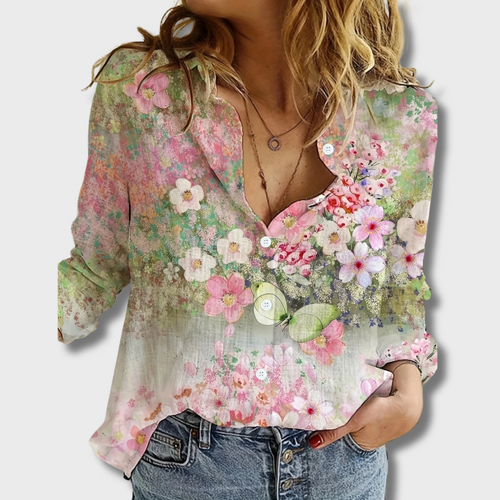 Bernice™ - Floral Boho Blouse