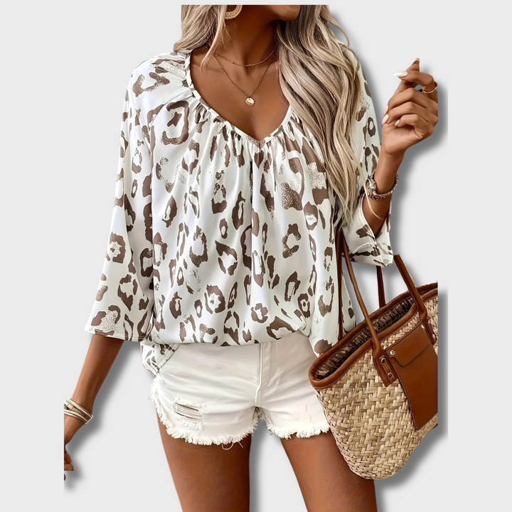 Violet ™ - Leopard Blouse