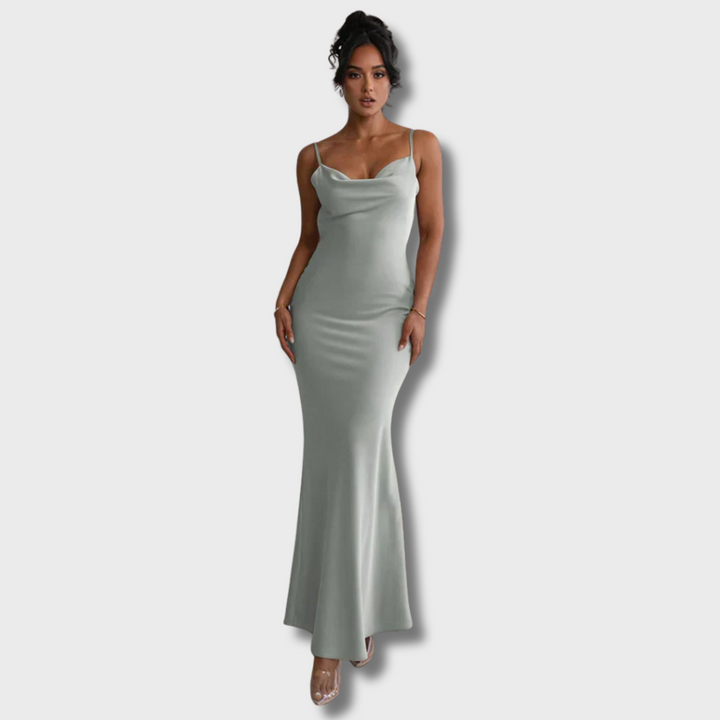 Risha™ - Elegant Sultry Backless Maxi Dress