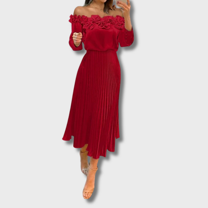 Aria™ - Stunning Off Shoulder Maxi Dress
