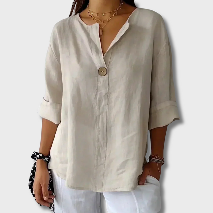 Juanita™ - Casual V-neck Blouse