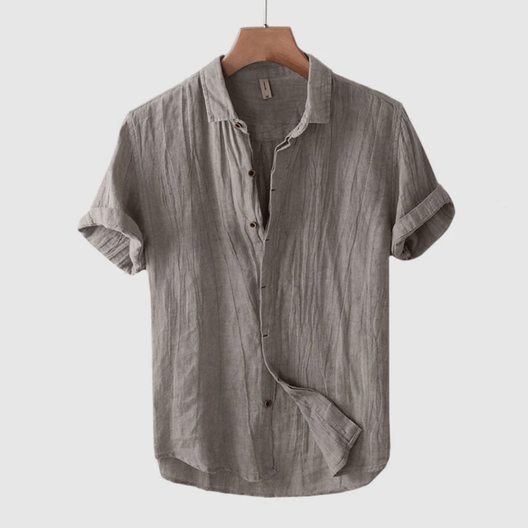 Cooper™ - Short Sleeve Linen Shirt