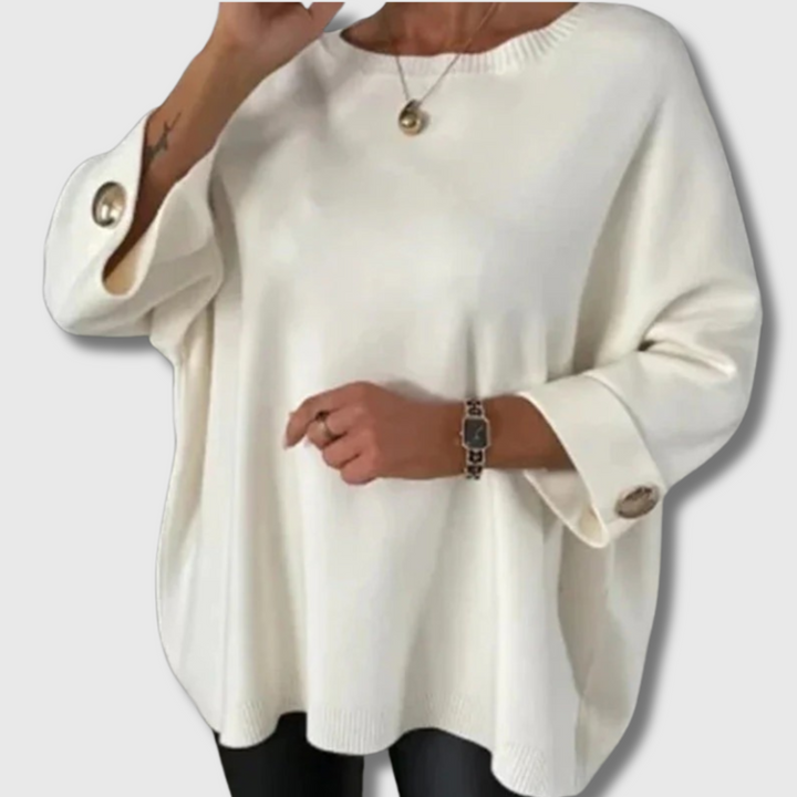 Lizzy™ - Elegant Button Sleeve Top