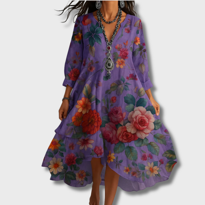 Zahara™ - Vintage Floral Dress