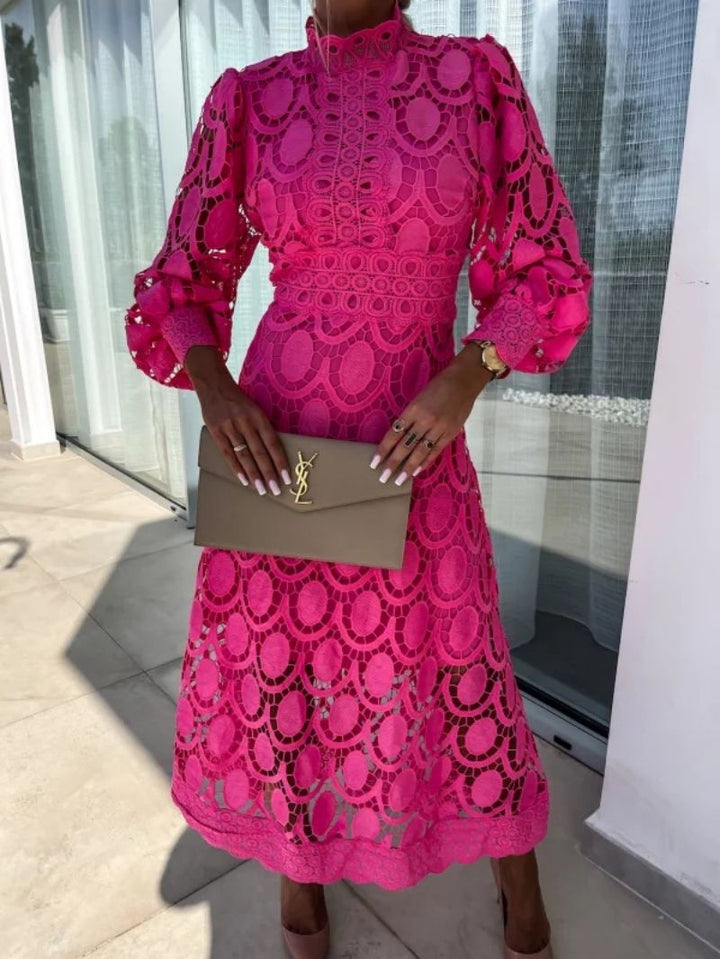 Toni™ - Stylish French Lace Dress