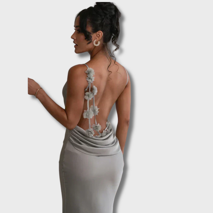 Risha™ - Elegant Sultry Backless Maxi Dress
