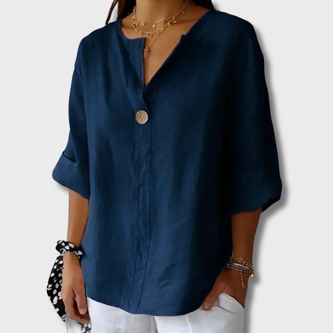 Juanita™ - Casual V-neck Blouse