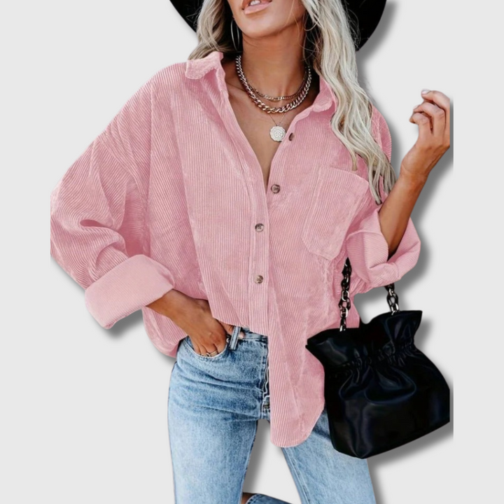 Gwen™ Vintage velvet shirt