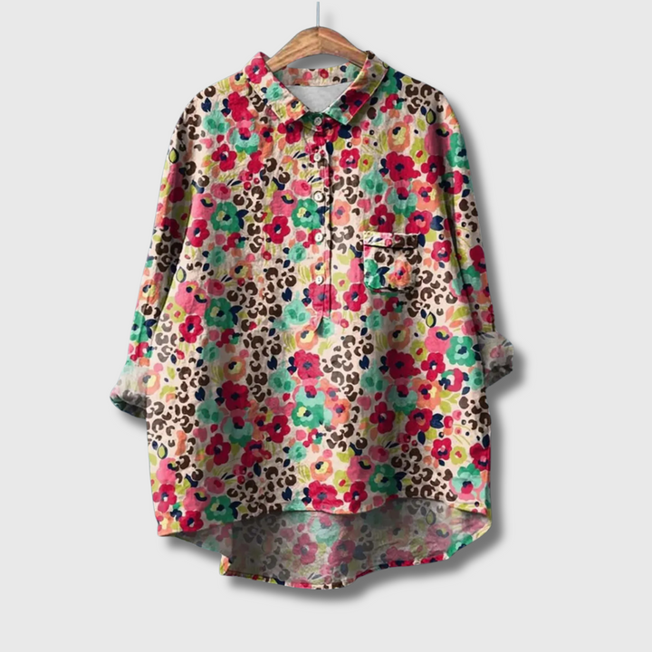 Rhonda™ - Elegant Women's Floral Shirt