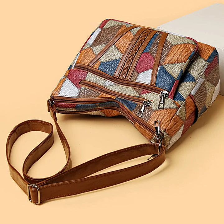 Edna™ -  Patchwork Shoulder Bag