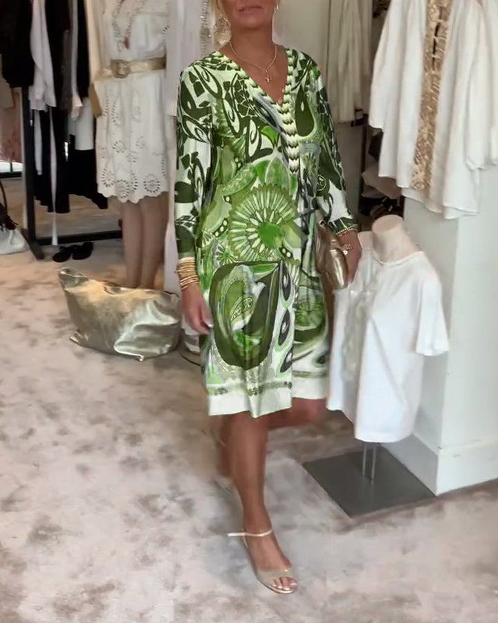 Mildred™ - Vintage Print Dress