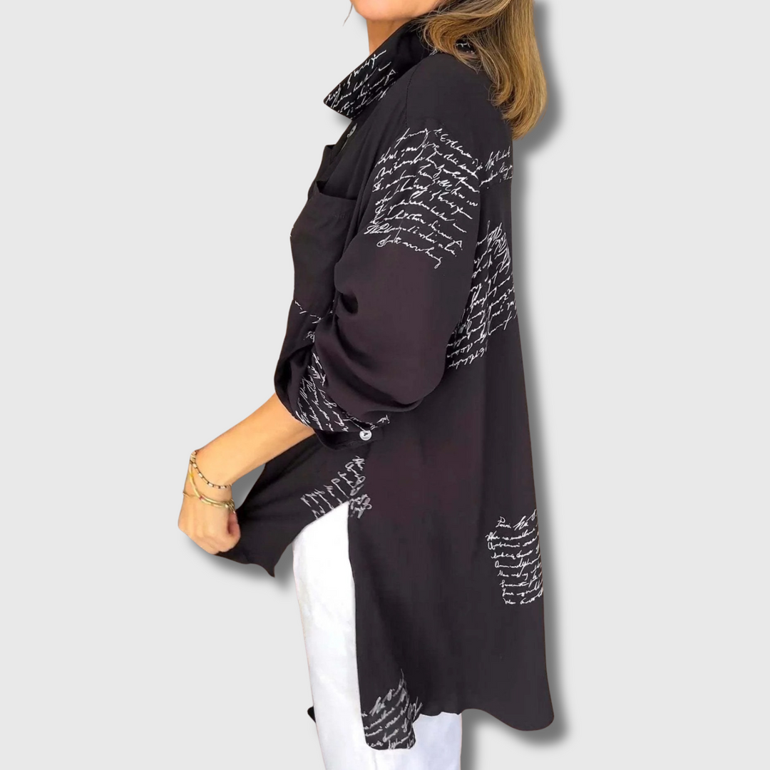 Juane™ - Handwritten Button-Up Shirt