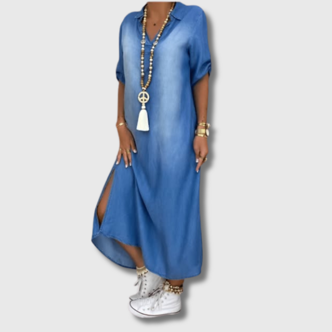Mikaela™ - Comfortable Denim Dress