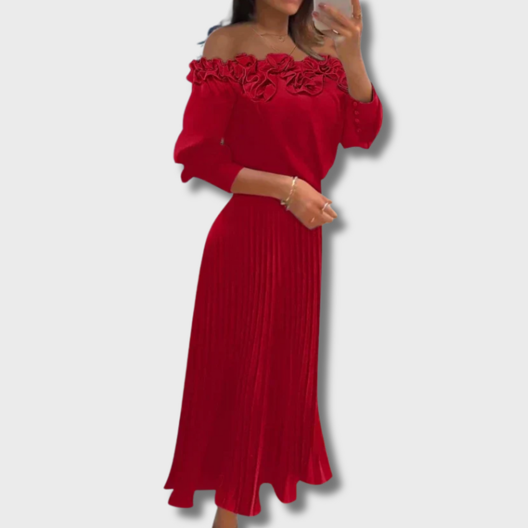Aria™ - Stunning Off Shoulder Maxi Dress