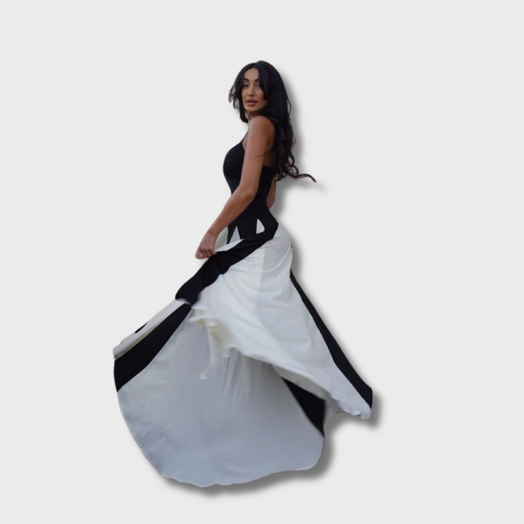 Kitty™ - Paneled Maxi Dress
