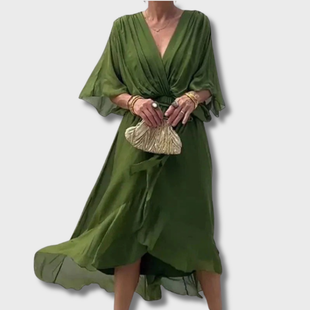 Abby™ - V-neck Flowy Dress