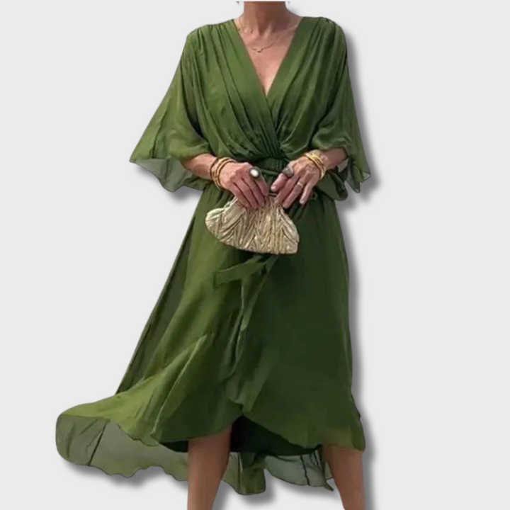 Abby™ - V-neck Flowy Dress