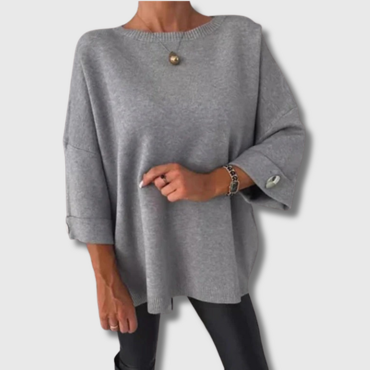 Lizzy™ - Elegant Button Sleeve Top